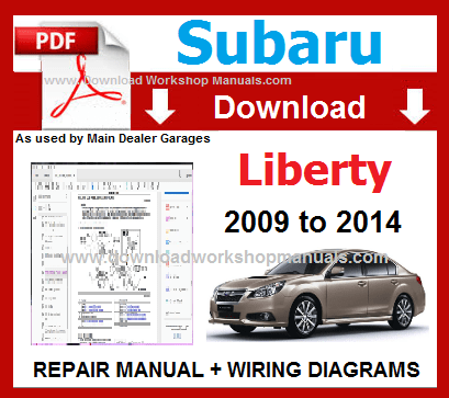 Subaru Liberty Workshop Service Repair Manual